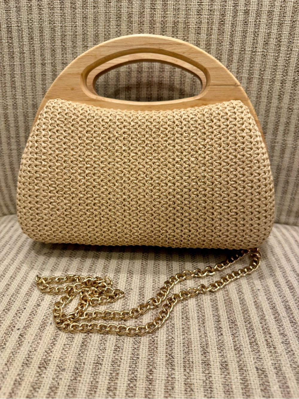 Haute Hippie wooden handle purse sequin floral design #boho #festival #floral - Picture 2 of 4